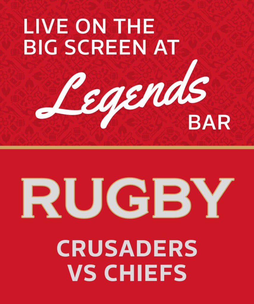 Crusaders vs Chiefs 17 April 2021 Hornby Club